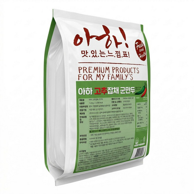 아하 고추잡채군만두 1.4KG 1개