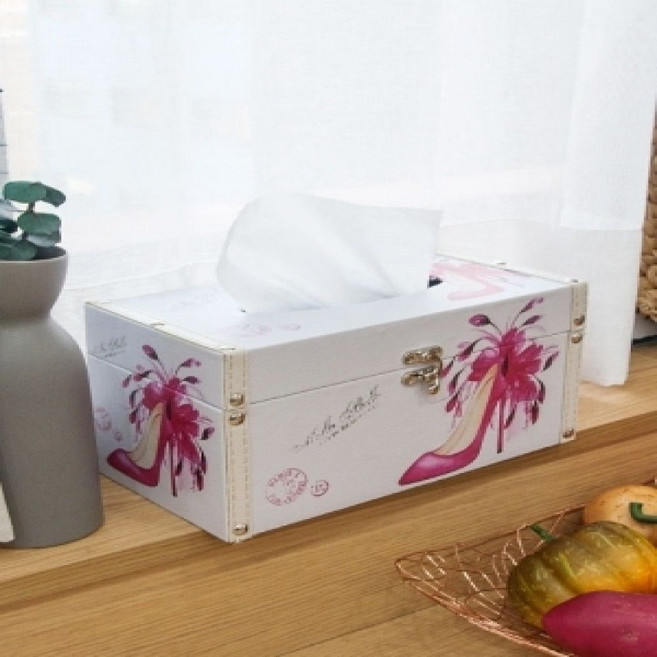 핫핑크 하이힐 사각 티슈 케이스 mhn*591EL, 본상품선택