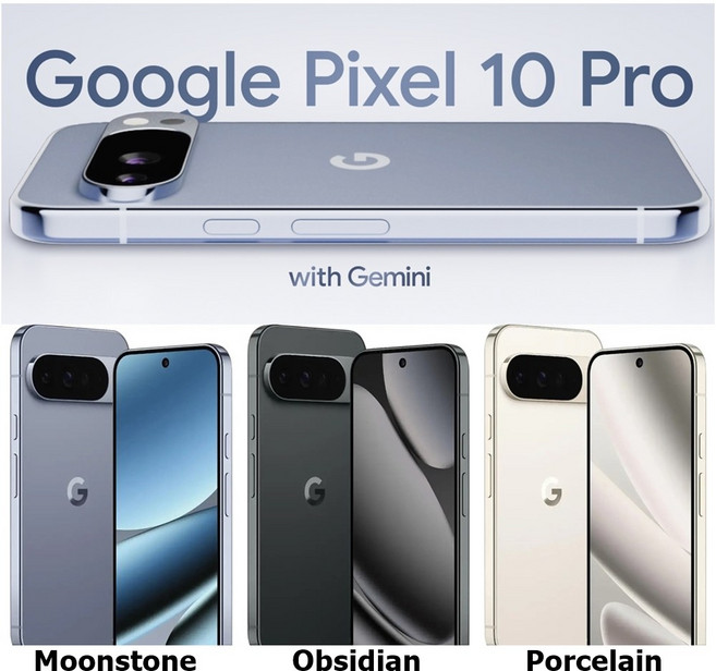 구글 픽셀 10 PRO 프로 언락 안드로이드 무음 스마트폰 6.3인치 제미나이 탑재 (관부가세포함_미국정품), 256GB, Obsidian