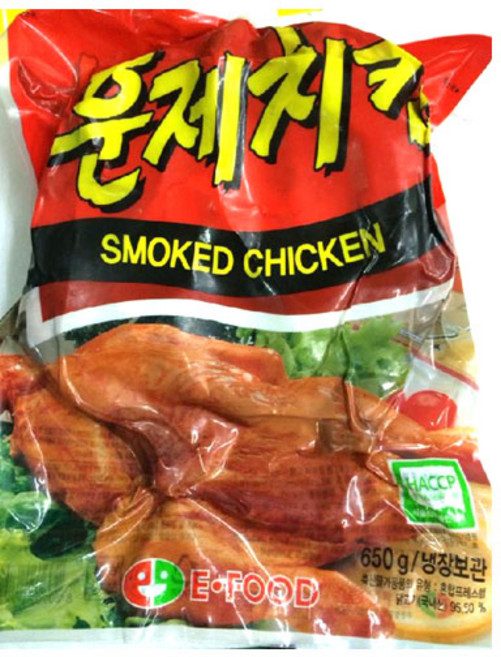 (무)(냉장)이푸드훈제치킨8호 560g, 1개, 650g