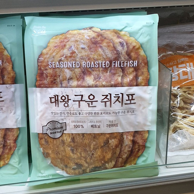 대왕구운쥐치포, 1개, 300g