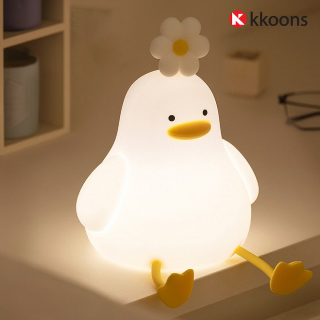 실리콘 플라워 오리 무드등, 오리무드등(개별박스)