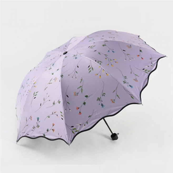 렌코리아 데일리 경량 암막코팅 시크릿가든 3단 접이식우산 우양산