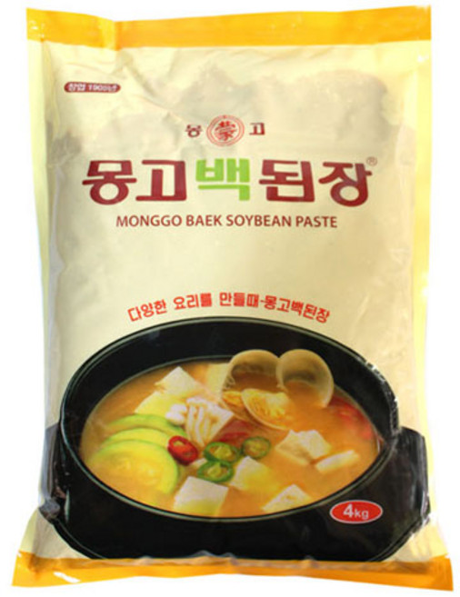 (무)마산 몽고 백된장 4kgX4개, 4kg