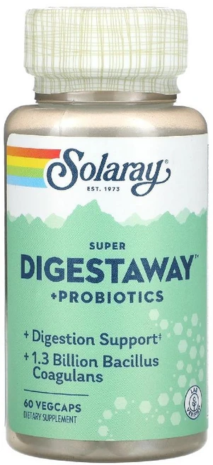 솔라레이 유산균 Digestaway 프로바이오틱 바실러스 코아귤런스 13억마리 캡슐 60정 - 쿠팡
