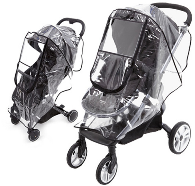 맘스포유 휴대용/디럭스 유모차 공용 레인커버, 1개