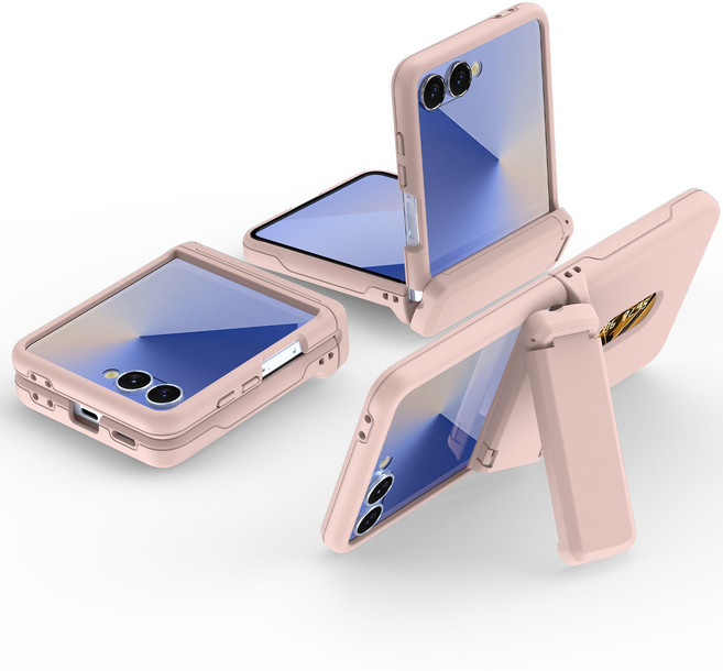 원더글라스 갤럭시 플립5 / 플립6 / 플립7 (Z플립5 / Z플립6 / Z플립7) 카드 수납 스탠드 에어 컴포터블 케이스