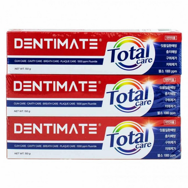 프라픽 크리오 덴티메이트 토탈케어 치약 150g 3개입, 1개