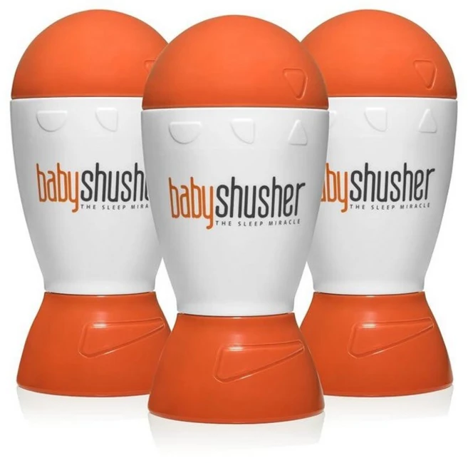 Baby Shusher 휴대용 사운드 머신 - 화이트 노이즈 사운드 머신 수면을 위한 아기 수더 아기 침대를 위한 신생아 필수품 배터리 작동 허시 여행 친화적 - 3개입, 3-Pack Baby Shusher - 쿠팡