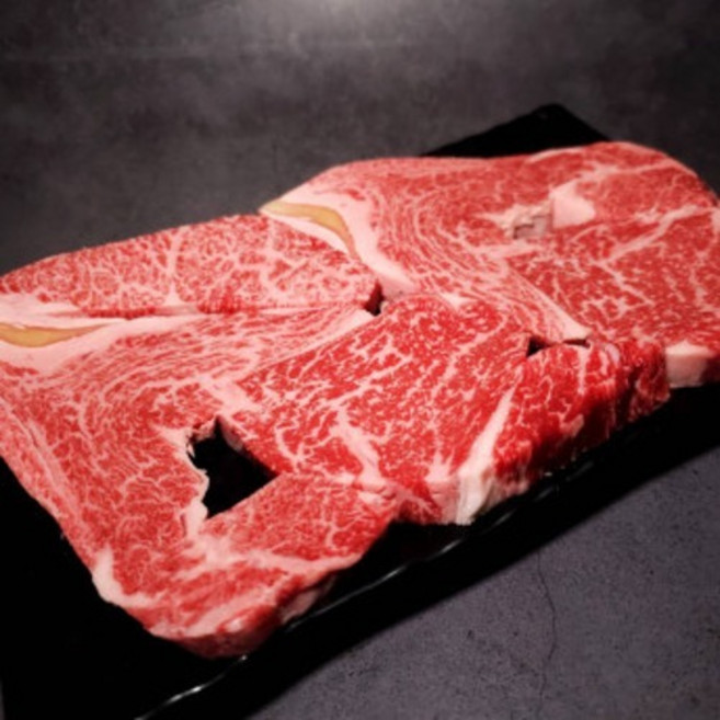 한우 구이용 거세우 고흥유자한우 등심 200g, 투뿔 등급 등심, 1개