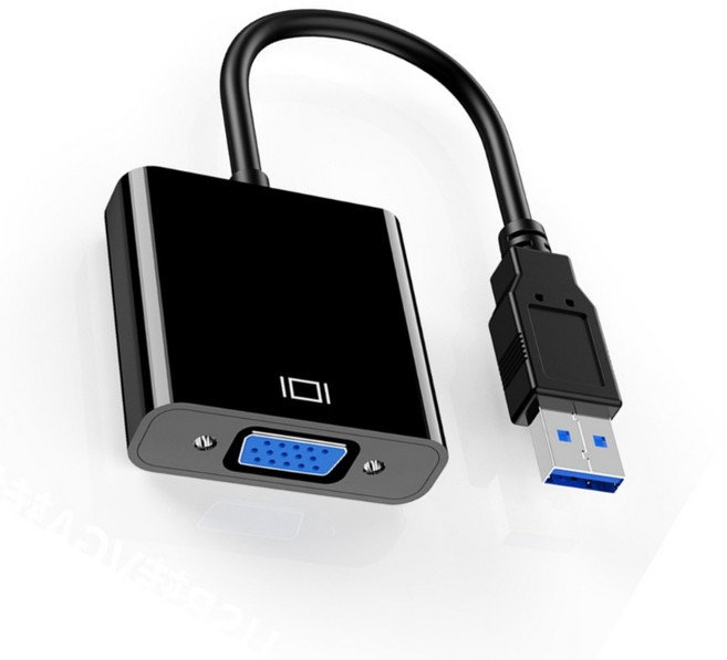 1080P 고해상도 비디오 출력과 호환되며 두 가지 작동 모드를 지원하는 USB 3.0 to VGA 어댑터 케이블 컨버터 코드 와이어
