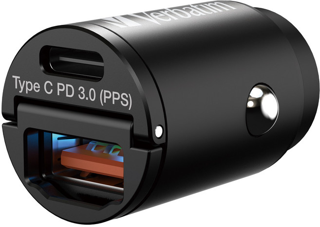 버바팀 45W 듀얼 초고속충전2.0 차량용 시거잭 충전기 초미니매립형 PD PPS, 66884_45W 듀얼 C+A 초미니충전기