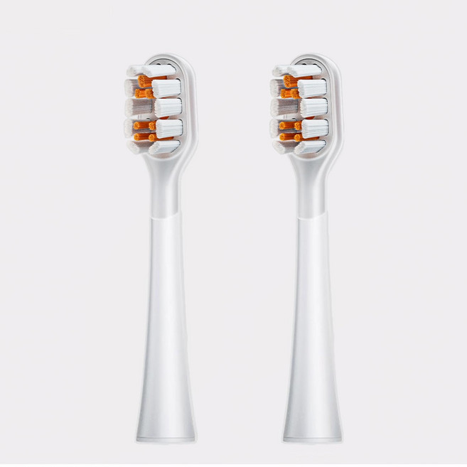 RANVOO 란부 에어젯X3 전동칫솔 호환용 리필모 칫솔모, 2개, PH3-화이트-소프트