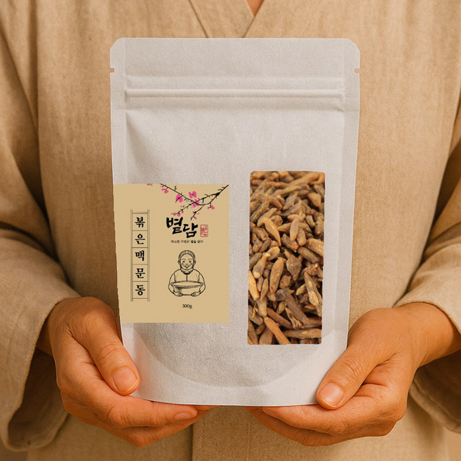 밀양 볶은 맥문동 볶음 뿌리 저온 로스팅 300g, 1개