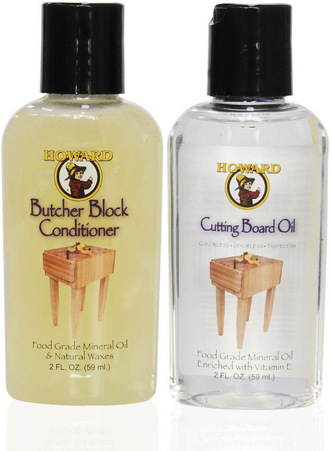 하워드 미니 커팅보드오일 부처블락 컨디셔너 세트 / 2oz 59ml, 1개