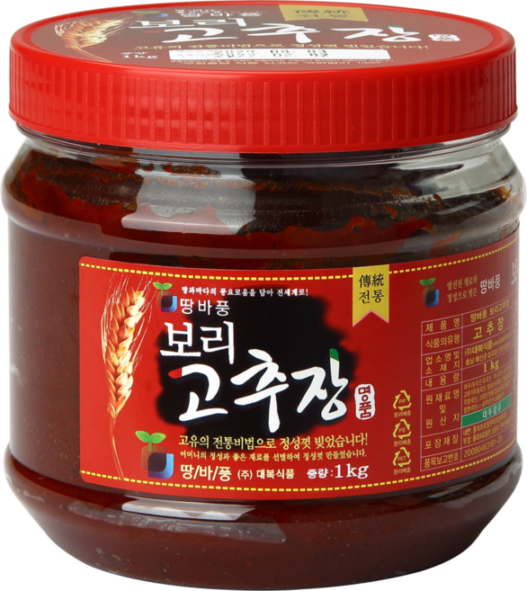 대복식품 땅바풍 1년이상숙성 보리고추장_본사직송, 1개, 1kg