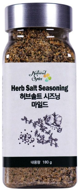 수입 그로서리 풍미가득 허브솔트시즈닝 보통맛 180g 수입식품 수입식재료, 풍미가득 허브솔트시즈닝 보통맛 180g허브솔트시즈닝보통, 1g, 1개