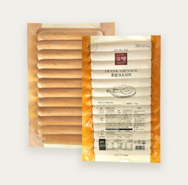오뗄 후랑크 소시지 1kg, 1개