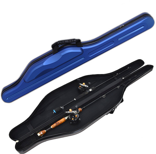 아워트랙 릴장착 낚시가방 원투 낚시대 보관 하드케이스 바다 민물 루어대 낚시용품 로드케이스 가방, 125cm, 블루