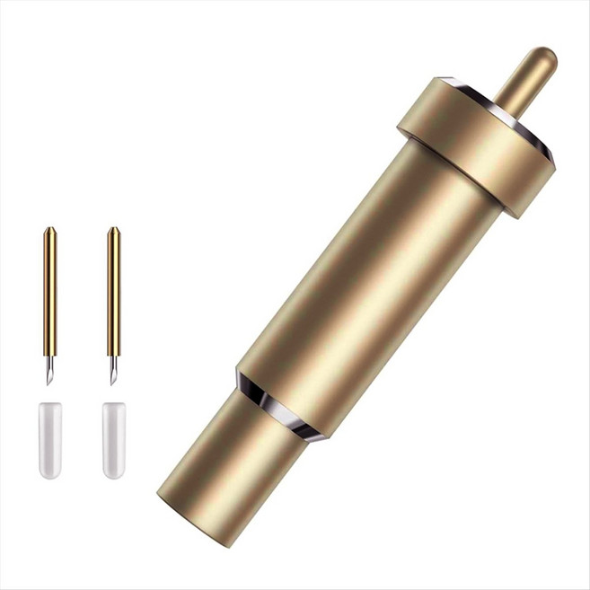 Cricut Maker 3/Maker/Venture/Explore 3/Air 2/Air/1 2 PCS 본드 패브릭 블레이드 및 1pc 하우징 용 직물 블레이드, 금