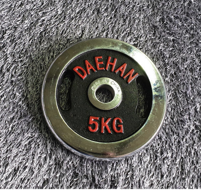 대한스포츠 3중 크롬도금 원판 1장씩 판매건, 5kg, 1개