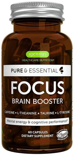 아이제너스 포커스 브레인 부스터 캡슐 60정 135866, 60 Count (Pack of 1), 1개 - 쿠팡