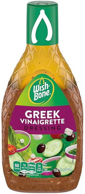 위시본 샐러드 드레싱 갈릭 바질 이탈리안 15온스, 1, 444ml