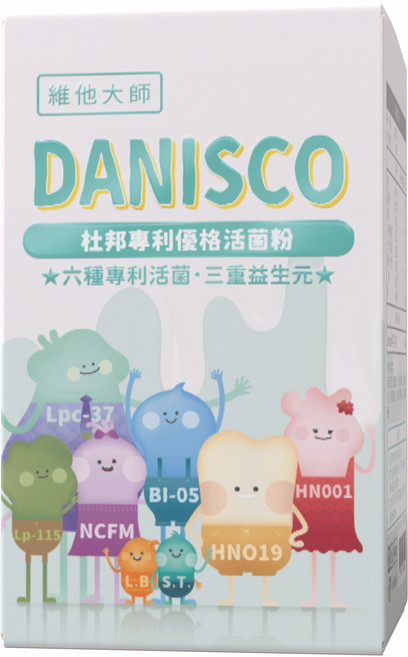 Vita Master DANISCO 杜邦專利優格菌粉 六種專利活菌, 2.5g, 15個