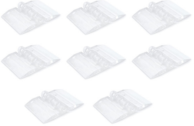 아이베란다 아크릴경첩 투명 힌지 무타공, 8개