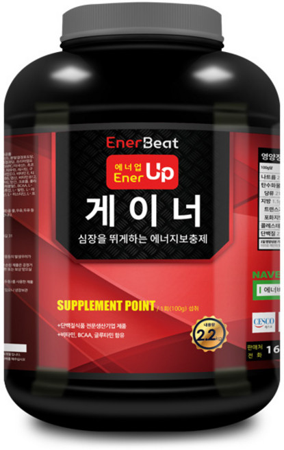 웨이테크 에너업 게이너 프로틴보충제 /벌크업 보충제, 1개, 2.2kg