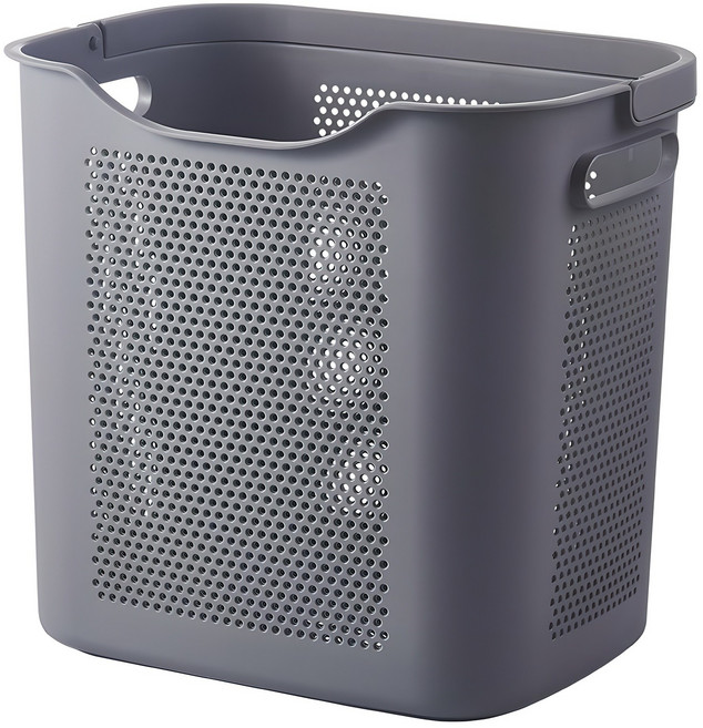 뷰넷 베이직 손잡이 빨래바구니, 그레이