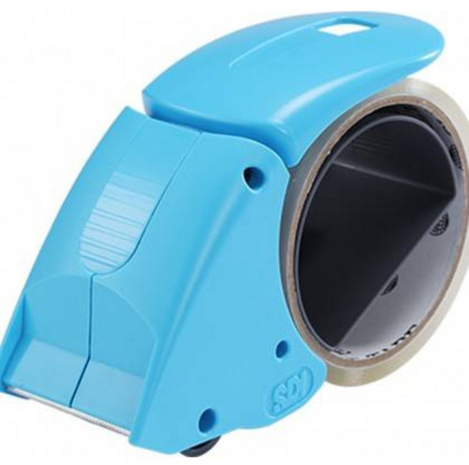 手牌 SDI 0522P 省力低噪膠帶台 切割器 好好逛文具小舖, 藍, 1個