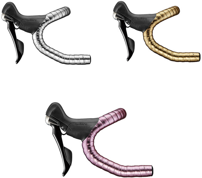 로드자전거 메탈 바테이프 /시클로베이션 레더터치 베이퍼 메탈릭 3가지색상, 실버, 1개