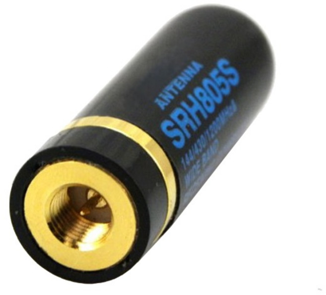 무전기안테나 SRH805S 듀얼밴드 숏 안테나 SMA 수, 1개