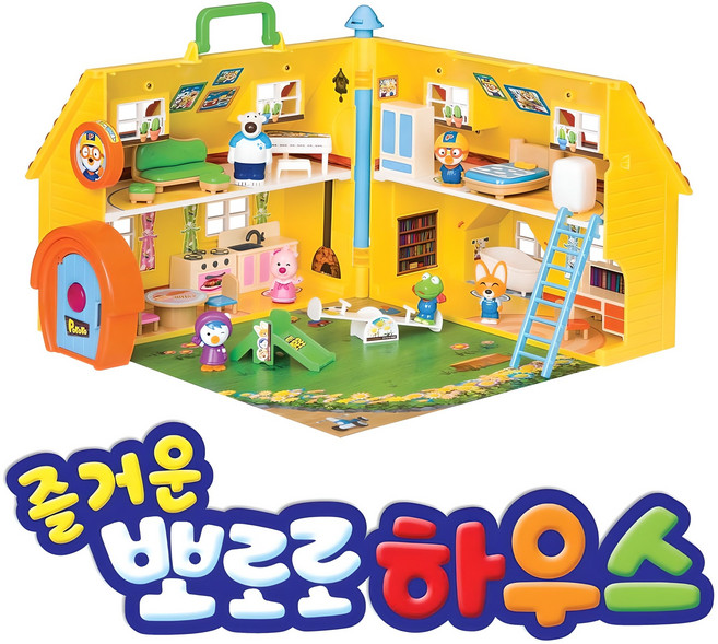 원더키드 즐거운 뽀로로하우스, 혼합색상, 1개