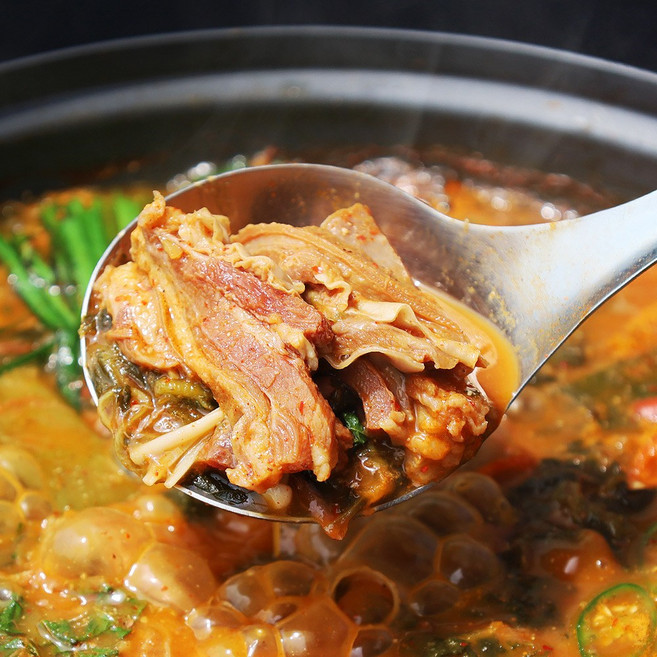 [3차완판] 원주맛집 잡내없는 흑염소 모듬전골 (1팩당 3-4인분) / 기력보충 보양식 몸보신, 5개, 1.2kg