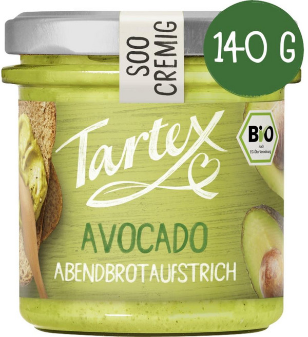 타르텍스 아보카도 스프레드 잼 140g, 1개
