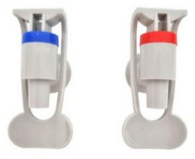 냉온수기 꼭지 정수기 꼭지 냉수 온수 꼭지 크로버 원봉 냉온수기 코크, 1개, 냉수온수꼭지 세트