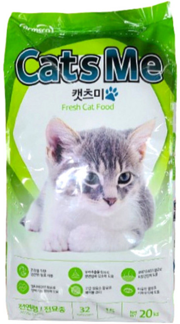 팜스코 캣츠미 고양이 사료, 1개, 20kg, 닭
