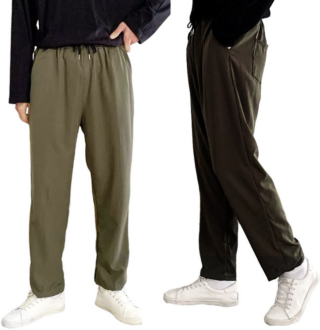 노블니드 남자 여름 바지 아이스 슬랙스 1+1