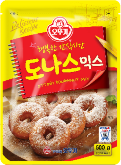 데일즈기획 오뚜기 도나스 믹스, 500g, 1개