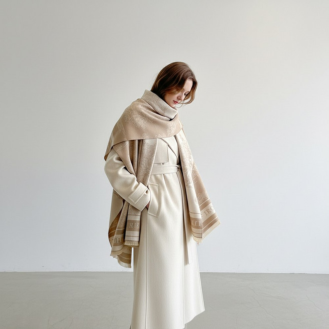 라비에르 벨르아 빅사이즈 숄 머플러