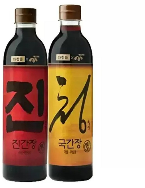 하프클럽/CJ제일제당해찬들X매일식품 청장(국간장) 780ml + 진장(진간장) 780ml, 1개