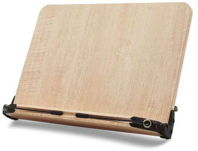 나이스 나무 독서대 O.102 오일공이 원목 경사조절 책받침대