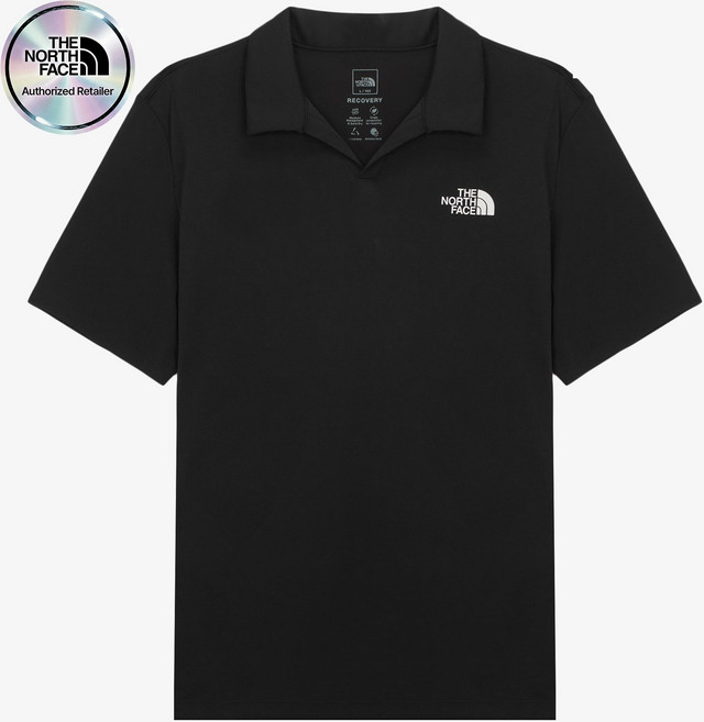 (노스페이스 공식) 남성 리커버리 반팔 폴로 NT7PS10A_BLK