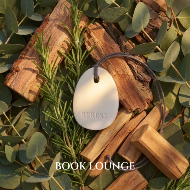 리레스트 명품 차량용 방향제 퍼퓸 테라코타 디퓨저, 북라운지, 1개