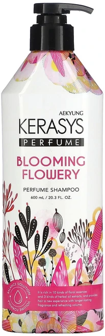 케라시스 블루밍 플라워리 퍼퓸 샴푸 600ml (20.3 fl oz) KSY-24055 - 쿠팡