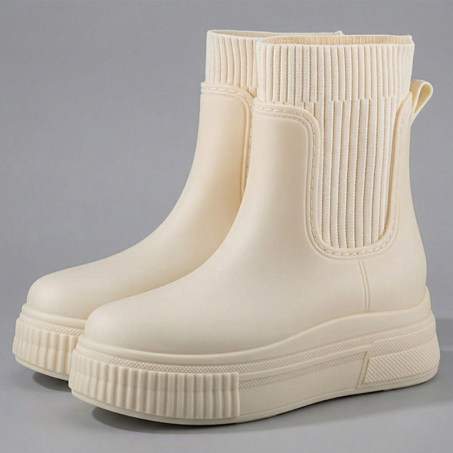 트렌디몽 미들 레인부츠 여성장화