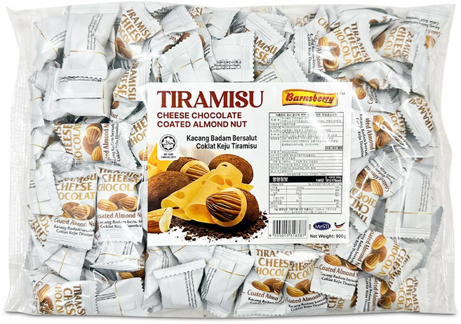 반스베리 치즈 초콜릿 코티드 900g 치즈초코볼