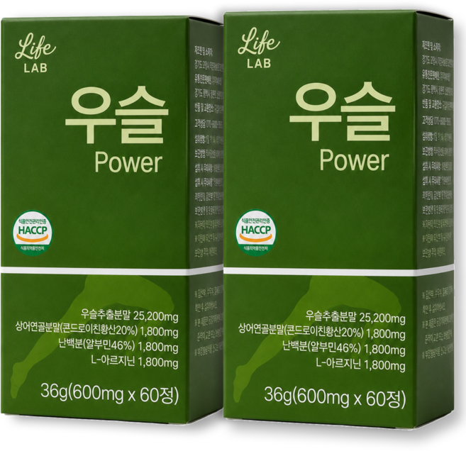라이프랩 우슬 Power, 2개, 60정